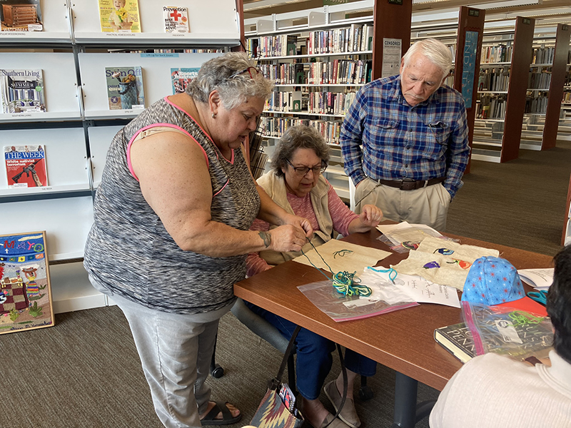 Alamosa Library Colcha Embroidery Workshop 2022