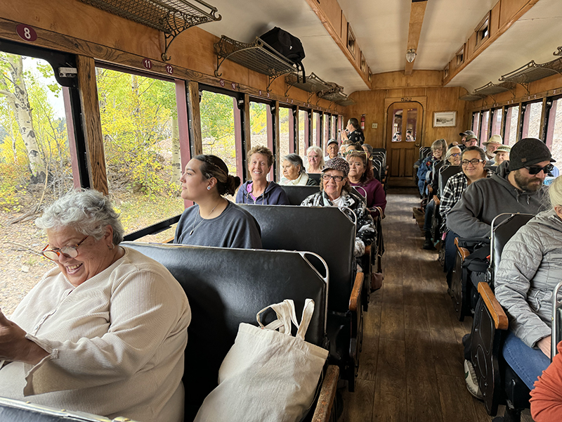 SLV Colcha Embroidery Cumbres and Toltec Train Trip 2024