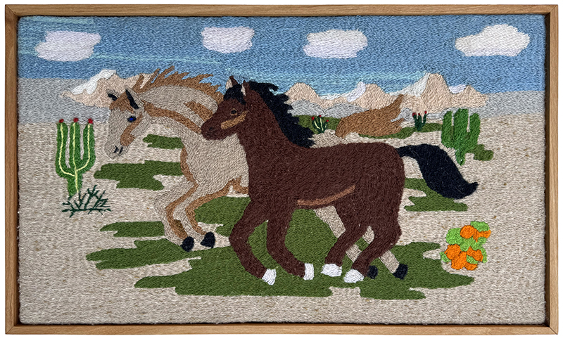 Maria Eufemia Barela, Horses, 2023