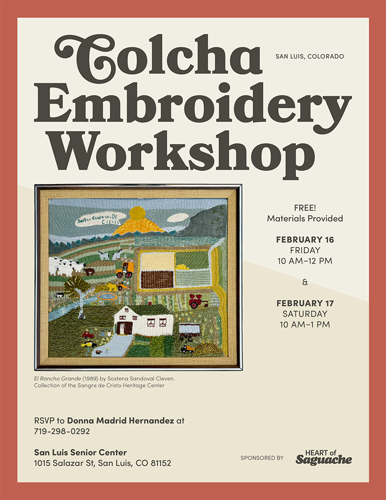 Colcha Embroidery Workshop in Antonito