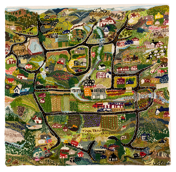 Tiva Trujillo, Map of the San Luis Valley, 1979