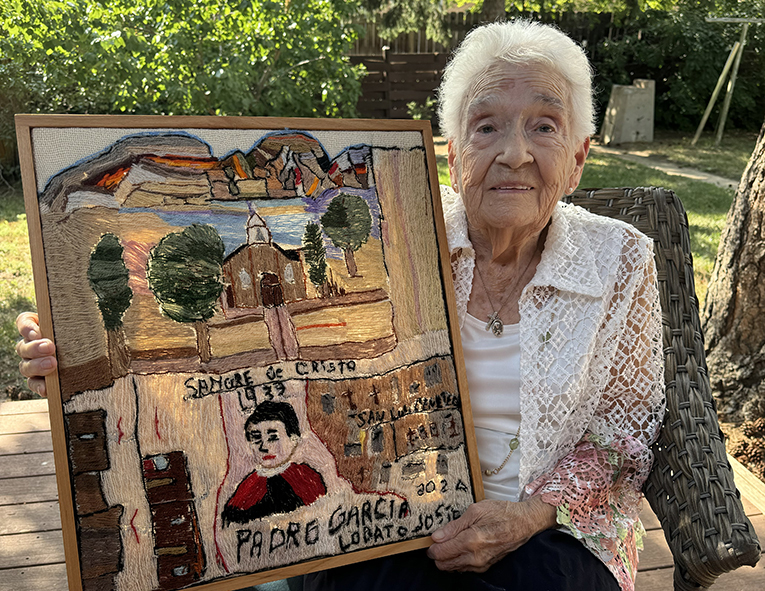 A stitch in time...tells a life story on the Alamosa Citizen and Episode 204: Josephine Lobato on the Valley Pod, 2024